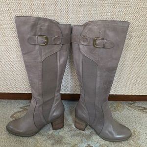 Latigo leather boots